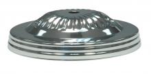 Satco Products Inc. 90/1889 - Ribbed Canopy Kit And Matching Hardware; Polished Nickel Finish; 5&#34; Diameter; 7/16&#34; Center