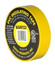 Satco Products Inc. 90/1908 - PVC Electrical Tape; 3/4&#34; x 60 Foot; Yellow