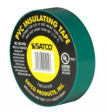 Satco Products Inc. 90/1910 - PVC Electrical Tape; 3/4&#34; x 60 Foot; Green