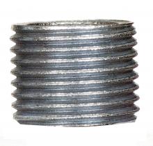 Satco Products Inc. 90/2128 - 3/8 IP Steel Nipple; Zinc Plated; 1/2&#34; Length; 5/8&#34; Wide