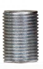Satco Products Inc. 90/2130 - 3/8 IP Steel Nipple; Zinc Plated; 7/8&#34; Length; 5/8&#34; Wide