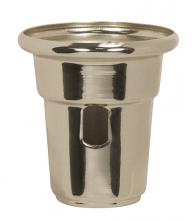 Satco Products Inc. 90/2354 - Heavy Duty Cup For Swing Arm Lamps; Nickel Finish; 2-1/2&#34; Height; 2-1/4&#34; Diameter