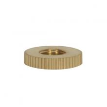 Satco Products Inc. 90/2438 - Knurl Solid Brass Check Ring; 1/8 IP Tapped; 3/4&#34; Diameter