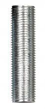 Satco Products Inc. 90/256 - 1/8 IP Steel Nipple; Zinc Plated; 8&#34; Length; 3/8&#34; Wide