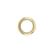 Satco Products Inc. 90/358 - Steel Check Ring; Curled Edge; 1/4 IP Slip; Brass Plated Finish; 3/4&#34; Diameter