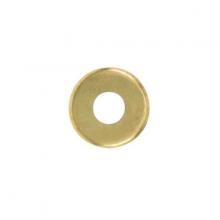 Satco Products Inc. 90/359 - Steel Check Ring; Curled Edge; 1/8 IP Slip; Brass Plated Finish; 3/4&#34; Diameter