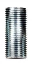 Satco Products Inc. 90/606 - 3/8 IP Steel Nipple; Zinc Plated; 1-1/2&#34; Length; 5/8&#34; Wide