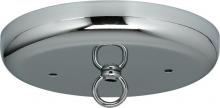 Satco Products Inc. 90/891 - Contemporary Canopy Kit; Chrome Finish; 5&#34; Diameter; 7/16&#34; Center Hole; 2-8/32 Bar Holes;