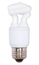 Satco Products Inc. S7262 - 5 Watt; Mini Spiral Compact Fluorescent; 4100K; 82 CRI; Medium base; 120 Volt