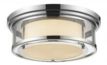 Z-Lite 2005F18-CH - 3 Light Flush Mount