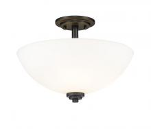 Z-Lite 443SF-MB - 3 Light Semi Flush Mount