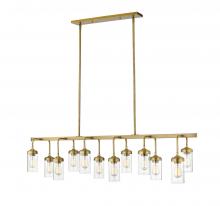 Z-Lite 617-12L-FB - 12 Light Linear Chandelier