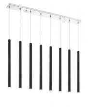 Z-Lite 917MP24-MB-LED-8LCH - 8 Light Linear Chandelier