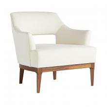 Arteriors Home 8153 - Laurette Chair Muslin Dark Walnut