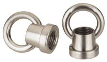 Westinghouse 7025800 - Two 1&#34; Diameter Female Loops Brushed Nickel Finish