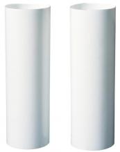 Westinghouse 7037100 - 2 Plastic Candle Socket Covers White 4&#34; Long