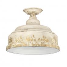 Golden 0806-SF AI - Keating Semi-Flush in Antique Ivory