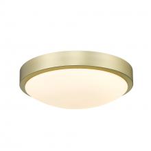 Golden 9128-FM10 BCB-OP - Gabi 10&#34; Flush Mount in Brushed Champagne Bronze with Opal Glass