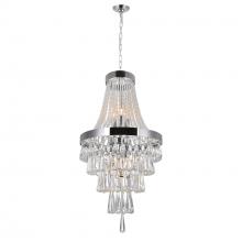 CWI Lighting 5078P16C - Vast 6 Light Chandelier With Chrome Finish