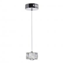 CWI Lighting 5636P4-1-601 - Milan LED Mini Pendant With Chrome Finish