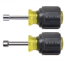 Klein Tools 610 - Nut Driver Set 1-1/2&#34; Shafts 2 Pc