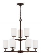 Generation Lighting 31162-710 - Oslo Nine Light Chandelier