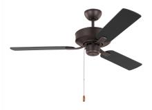 Generation Lighting 3LD48BZ - Linden 48&#39;&#39; traditional indoor bronze ceiling fan with reversible motor