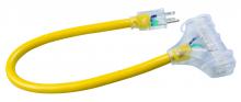 Southwire 3482SW8802 - CORD, TRI-SOURCE 12/3 2&#39; SEOW YELLOW