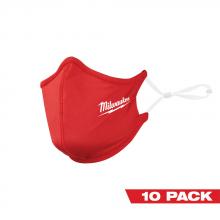Milwaukee Electric Tool 48-73-4229 - 10PK 2-Layer Red Face Mask