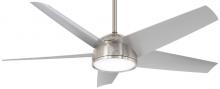 Minka-Aire F781L-BNW - Chubby - 58&#34; LED Ceiling Fan for Outdoor/LED Light