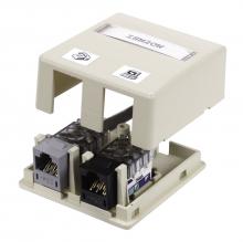 Hubbell Premise Wiring ISB2OWP - HOUSING, SURFACE MOUNT,2 PORT,OW, PLENUM