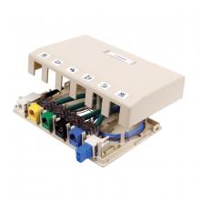 Hubbell Premise Wiring ISB6OW - HOUSING, SURFACE MOUNT,6 PORT,OW