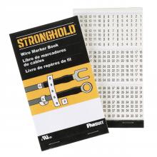 Panduit PCMB-3 - StrongHold™ PCMB-3 Pre-Printed Wire Marker Boo