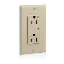 Leviton 5280-IGI - IV SPD DUP REC 15A125V B&S IG