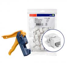 Leviton 61110-JW6 - EXTREME CAT 6 UTP JACK 150PK, WHITE