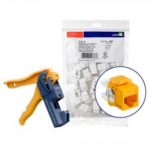 Leviton 61110-JY6 - EXTREME CAT 6 UTP JACK 150PK, YELLOW