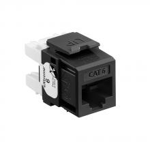 Leviton 61110-RE6 - JACK EXTREME C6 BK