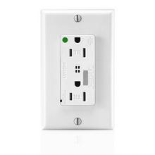 Leviton T8280-W - 5-15R SURGE RECEP TR HG WHITE