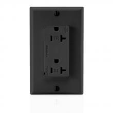 Leviton T5380-E - 5-20R SURGE RECEP TR BLACK