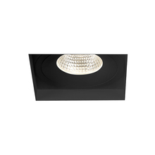 Eurofase 35139-35-01 - AMIGO, 1-LIGHT SQUARE TRIMLESS DOWNLIGHT,26W,3500K, BLACK