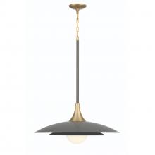 Eurofase 46785-039 - Welsh 1 Light 24&#34; LED Pendant in Gray