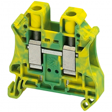 Schneider Electric NSYTRV102PE - Terminal block, Linergy TR, green-yellow, 10mm2,