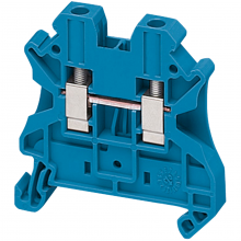 Schneider Electric NSYTRV42BL - Terminal block, Linergy TR, blue, 4mm2, passthro