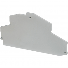 Schneider Electric NSYTRACRE44 - Cover plate, Linergy TR, 2 level, 2.2mm width, 4