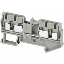Schneider Electric NSYTRP44 - Terminal block, Linergy TR, push-in type, feed t