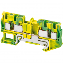 Schneider Electric NSYTRP44PE - Terminal block, Linergy TR, push-in type, 4 poin