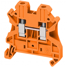 Schneider Electric NSYTRV42AR - Terminal block, Linergy TR, orange, 4mm2, passth