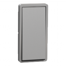 Schneider Electric SQR16100GY - Rocker, X Series, for switch, gray, matte finish