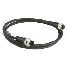 Schneider Electric XZCR1511064D1 - Jumper cable XZ, male straight M12 5 pin, female