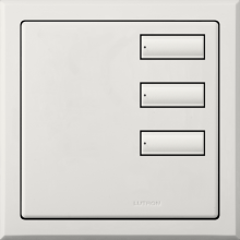 Lutron Electronics QSWE-3BI-AW - QSWE-WALLSTN 3B INS AW